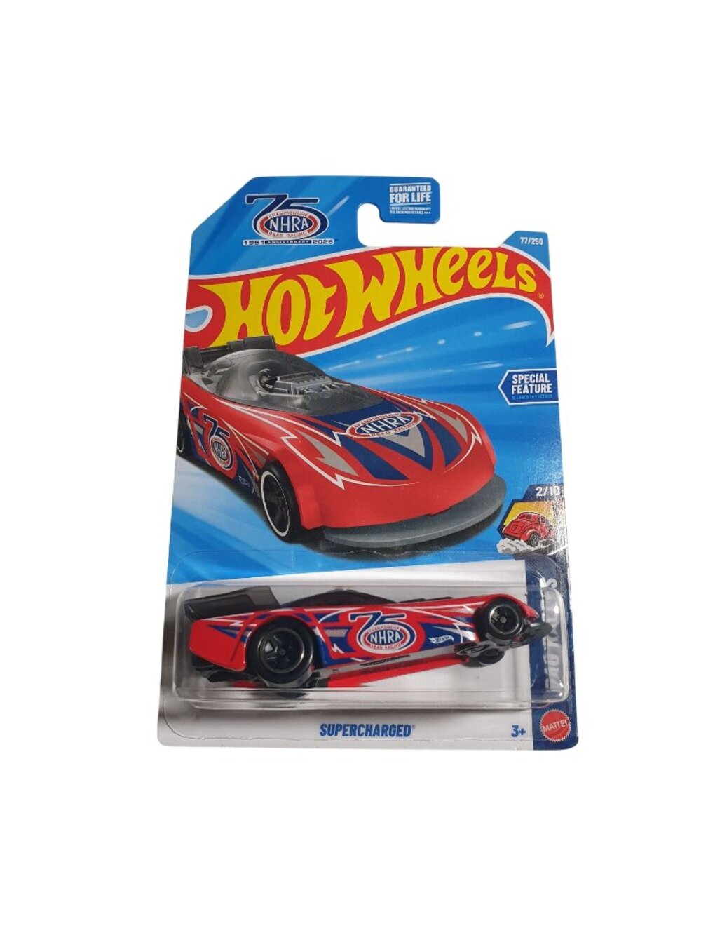 Hot Wheels NHRA 75 Supercharged Drag Racers 2/10 Special Feature Die-Cast Car
